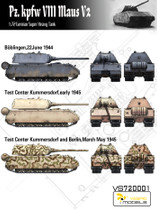 Vespid Models 1/72 Pz.Kpfw VIII Maus V2 German Super Heavy Tank
