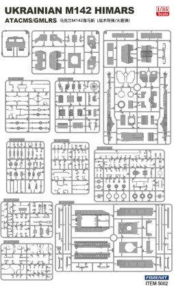 Foreart 1/35 Ukrainian M142 Himars ATACMS/GMLRS