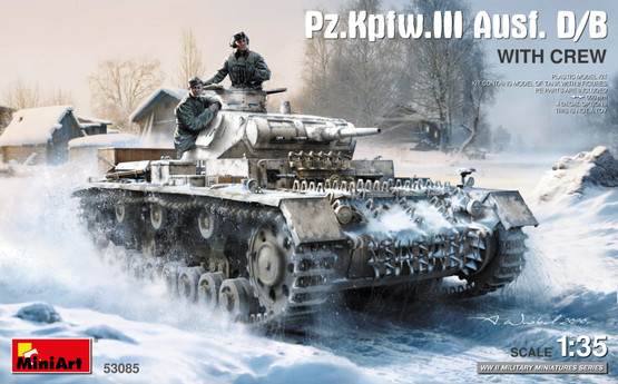MiniArt 1/35 Pz.Kpfw. III Ausf. D/B with Crew