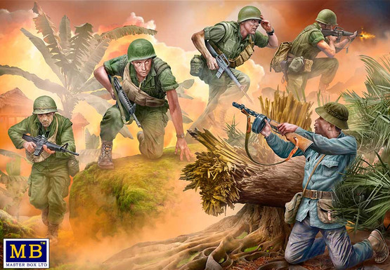 Master Box 1/35 Shootout! Vietnam War Series