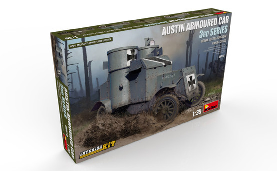 MiniArt 1/35 Austin Armoured Car 3rd Series German, Austro-Hungarian, Finnish Service