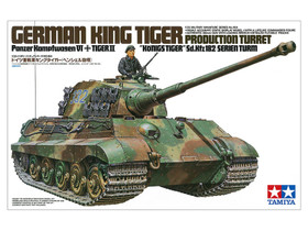 Tamiya 1/35 German King Tiger Production Turret Panzer Kampfwagen VI Tiger II 