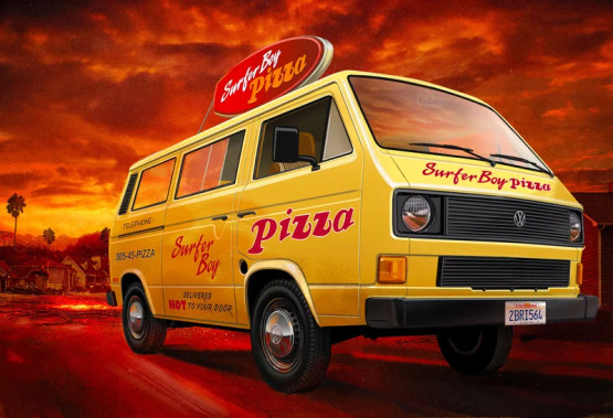 Revell 1/25 Stranger Things Argyle's VW T3 Surfer Boy Pizza Van