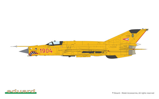 Eduard 1/72 MiG-21bis (Limited Edition DUAL COMBO)