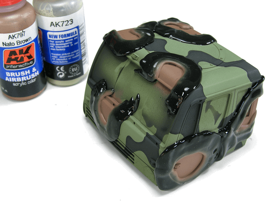 AK Camouflage Elastic Putty for Airbrush 80g