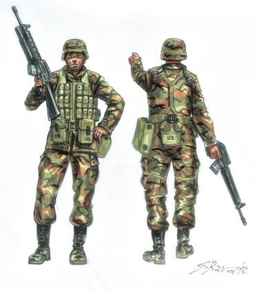 Italeri 1/72 U.S. Infantry 1980s