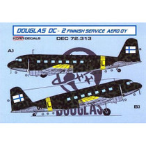Kora 1/72 Douglas DC-2 Finnish Service Aero Oy siirtokuvat