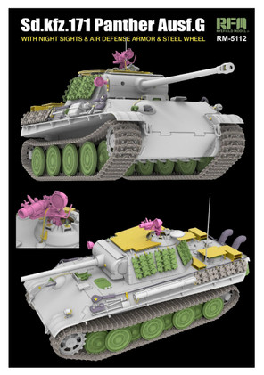 Ryefield Model 1/35 German Medium Tank Sd.Kfz.171 Panther Ausf.G