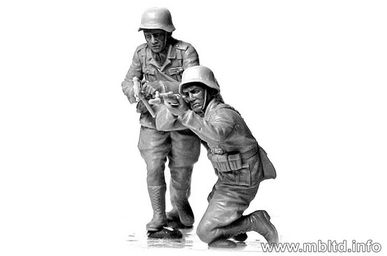 Master Box 1/35 German Infantry DAK, WWII Era, North Africa Desert Battles Series