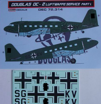 Kora 1/72 Douglas DC-2 Luftwaffe Service Part.I siirtokuvat