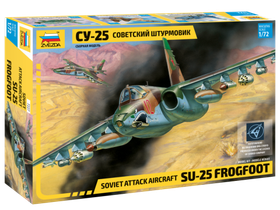 Zvezda 1/72 Soviet Attack Aircraft SU-25 Frogfoot
