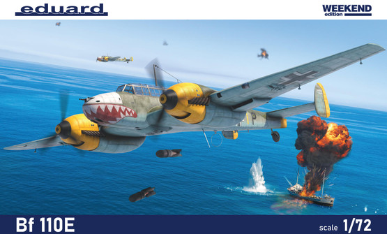 Eduard 1/72 Bf 110E (Weekend Edition)