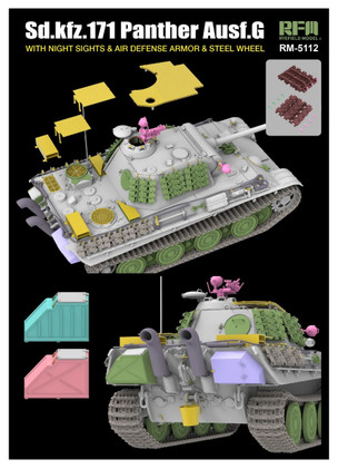 Ryefield Model 1/35 German Medium Tank Sd.Kfz.171 Panther Ausf.G