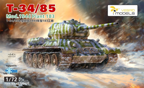 Vespid Models 1/72 T-34/85 Mod. 1944 Plant 183