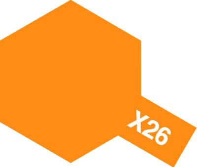 Tamiya Acrylic Paint Mini X-26 Clear Orange 10ml