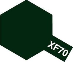 Tamiya Acrylic Paint Mini XF-70 Dark Green 2 (IJN) 10ml