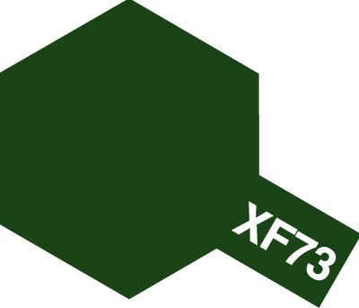 Tamiya Acrylic Paint Mini XF-73 Dark Green (JGSDF) 10ml