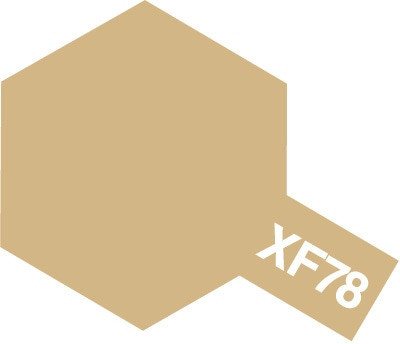 Tamiya Acrylic Paint Mini XF-78 Wooden Deck Tan 10ml