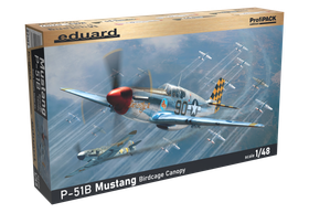 Eduard 1/48 P-51B Mustang Birdcage Canopy (Profipack)