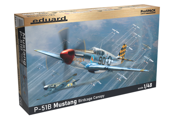 Eduard 1/48 P-51B Mustang Birdcage Canopy (Profipack)