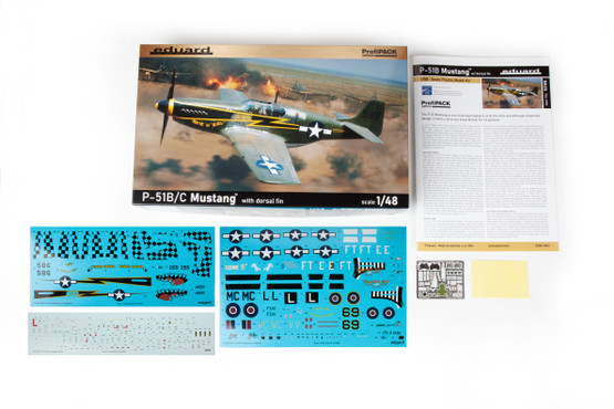 Eduard 1/48 P-51B/C Mustang with Dorsal Fin (Profipack)