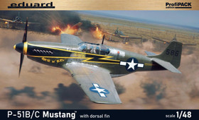 Eduard 1/48 P-51B/C Mustang with Dorsal Fin (Profipack)