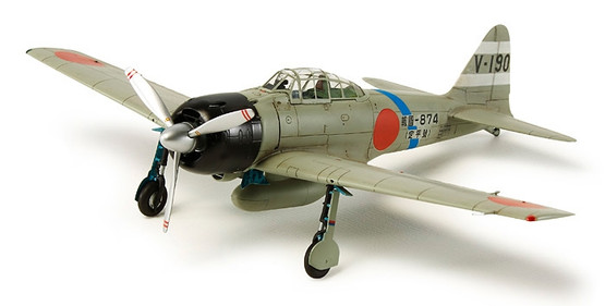 Tamiya 1/72 Mitsubishi A6M3 Zero Fighter Model 32 (Hamp)