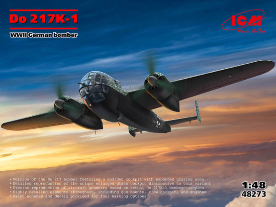 ICM 1/48 Do 217K-1 WW II German Bomber