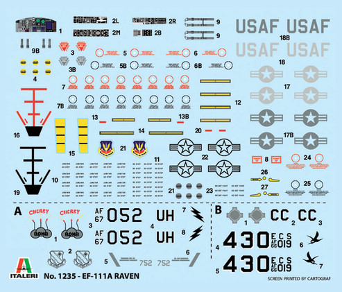Italeri 1/72 EF-111 A Raven