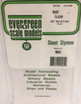 Evergreen Polystyreenilevy Clear 0,13mm 3 kpl