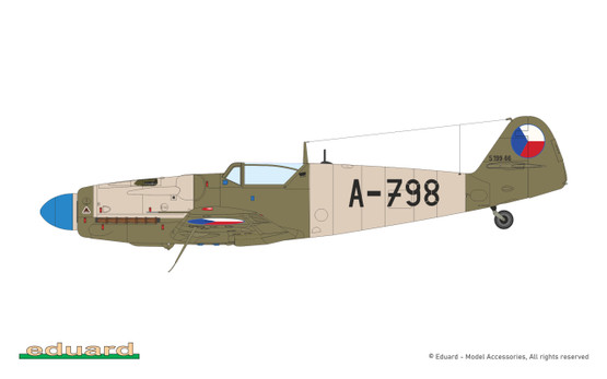 Eduard 1/48 Avia S-199 Erla Canopy (Hybrid)