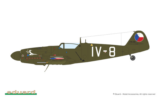 Eduard 1/48 Avia S-199 Erla Canopy (Hybrid)