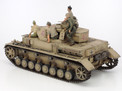 Tamiya 1/35 Panzerkampfwagen IV Ausf F. & Motorcycle North Africa