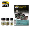 Ammo by Mig Air Weathering Set Airplanes Dust Effects 3 x 35ml