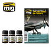 Ammo by Mig Air Weathering Set Airplanes Engines and Exhausts 3 x 35ml