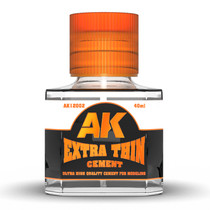 AK Interactive Extra Thin Cement nestemäinen muoviliima 40ml