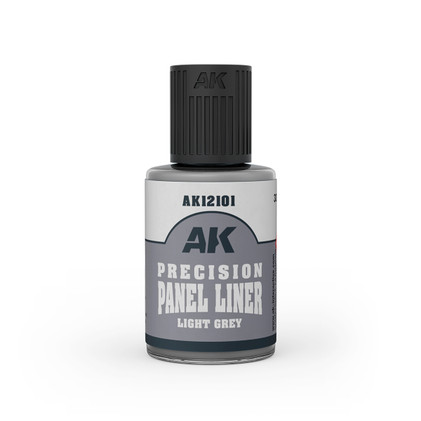 AK Interactive Precision Panel Liner - Light Grey 30ml