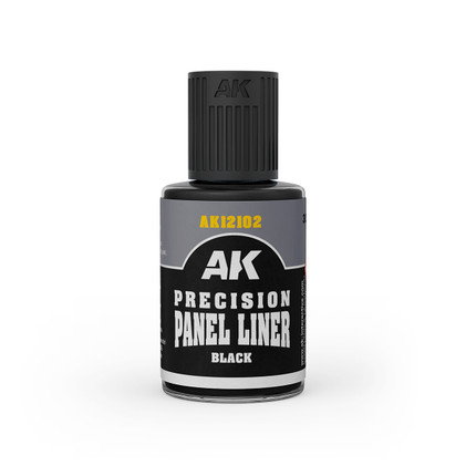 AK Interactive Precision Panel Liner - Black 30ml