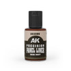 AK Interactive Precision Panel Liner - Dark Rust 30ml