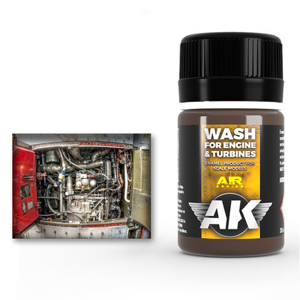 AK Interactive Wash - Aircraft Engine 35ml