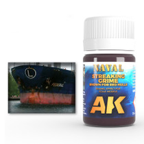AK Interactive Streaking Grime - Brown for Red Hulls 35ml