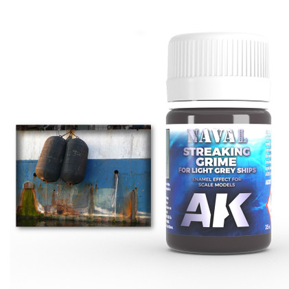 AK Streaking Grime - For Light Grey Ships 35ml