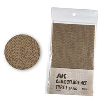 AK Interactive Camouflage Net - Type 1 Sand