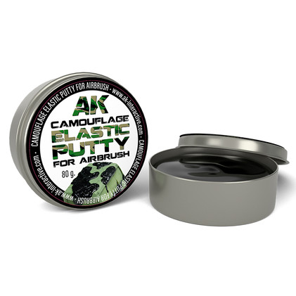 AK Camouflage Elastic Putty for Airbrush 80g