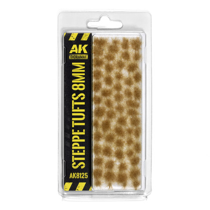 AK Interactive Steppe Tufts 8mm