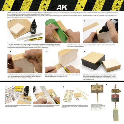 AK Wooden Sheets 2kpl