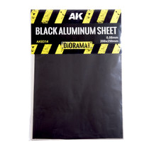 AK Interactive Black Aluminum Sheet 0,08mm