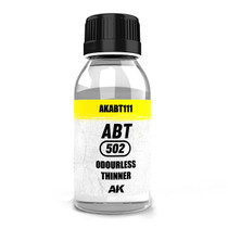AK Interactive ABT 502 Odourless Thinner emalimaaliohennin 100ml
