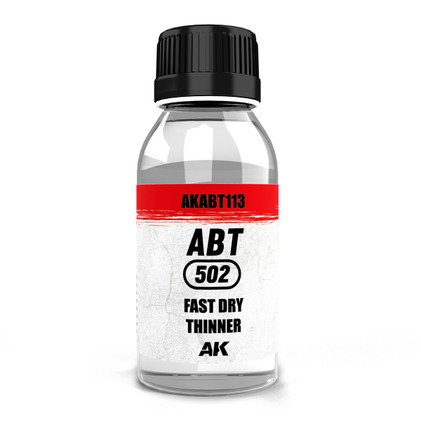 AK Interactive ABT 502 Fast Dry Thinner emalimaaliohennin 100ml