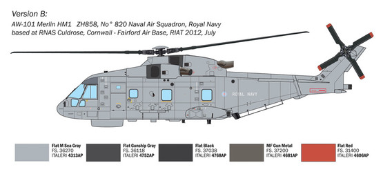 Italeri 1/72 AW101 Merlin HM.1